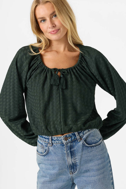 Cami Knit Long Sleeve Top