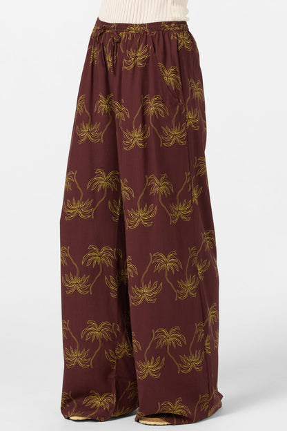 Rosalie Palm Stripe Pants