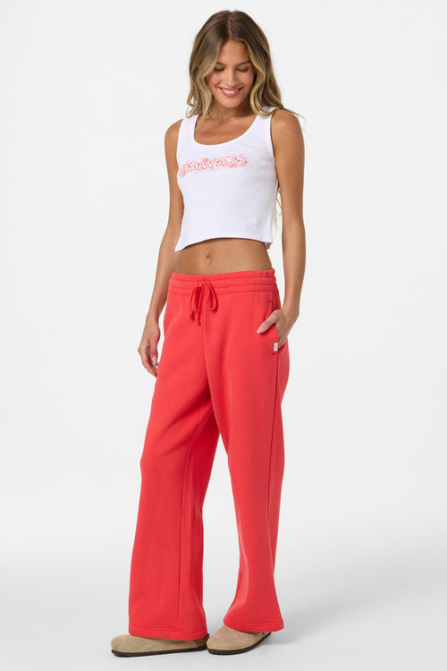 Straight Leg Fleece Sweatpants