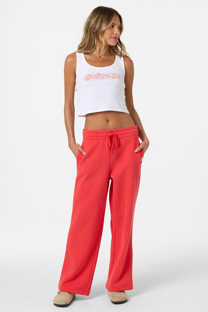 Straight Leg Fleece Sweatpants