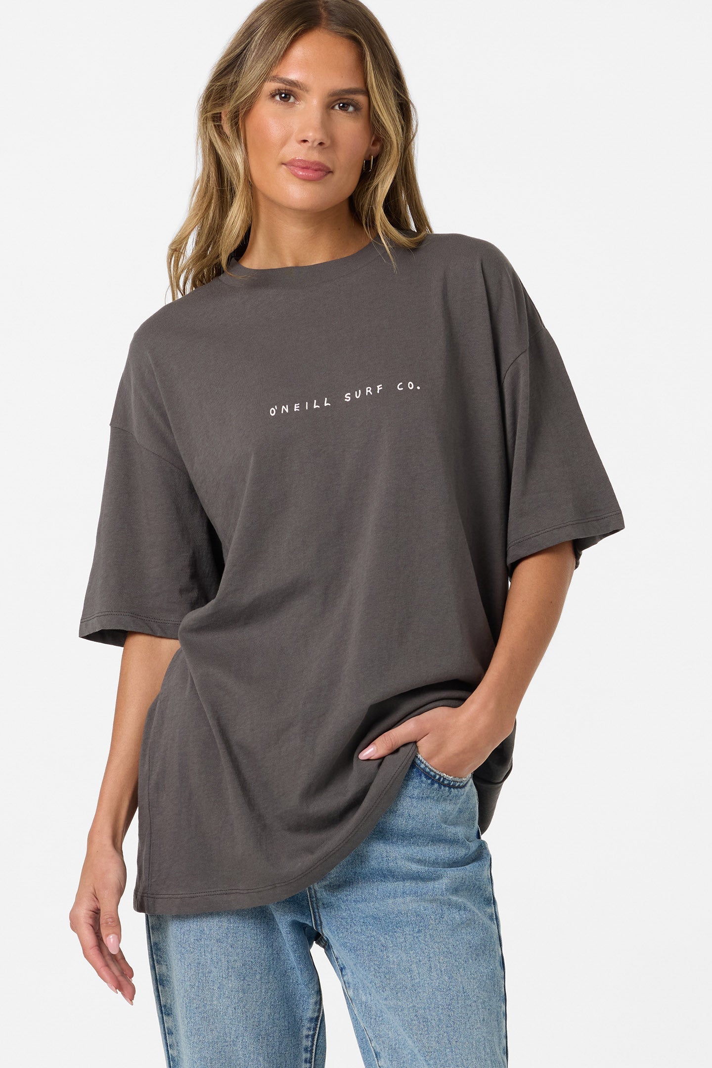Linear Scape Oversized Tee