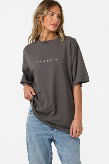 Linear Scape Oversized Tee