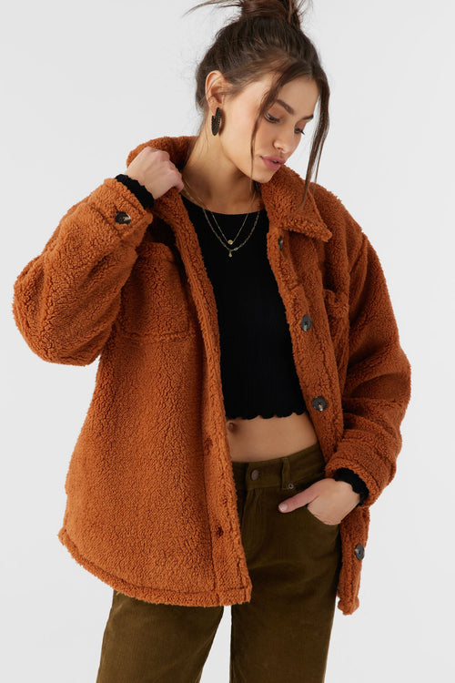 Heath High Pile Oversized Fleece Jacket