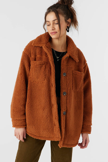 Heath High Pile Oversized Fleece Jacket