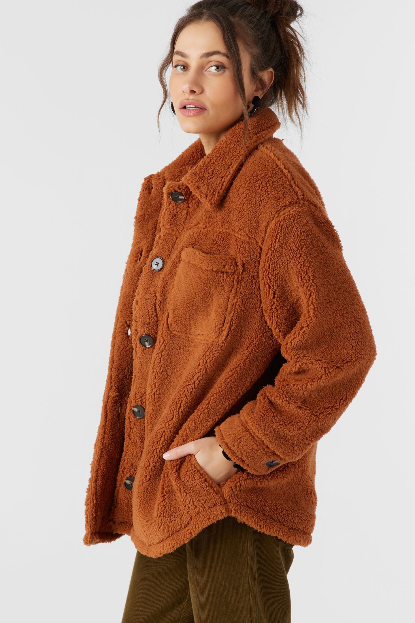 Heath High Pile Oversized Fleece Jacket