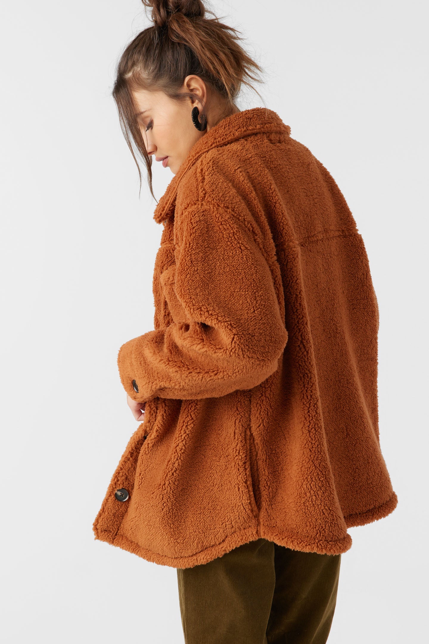 Heath High Pile Oversized Fleece Jacket