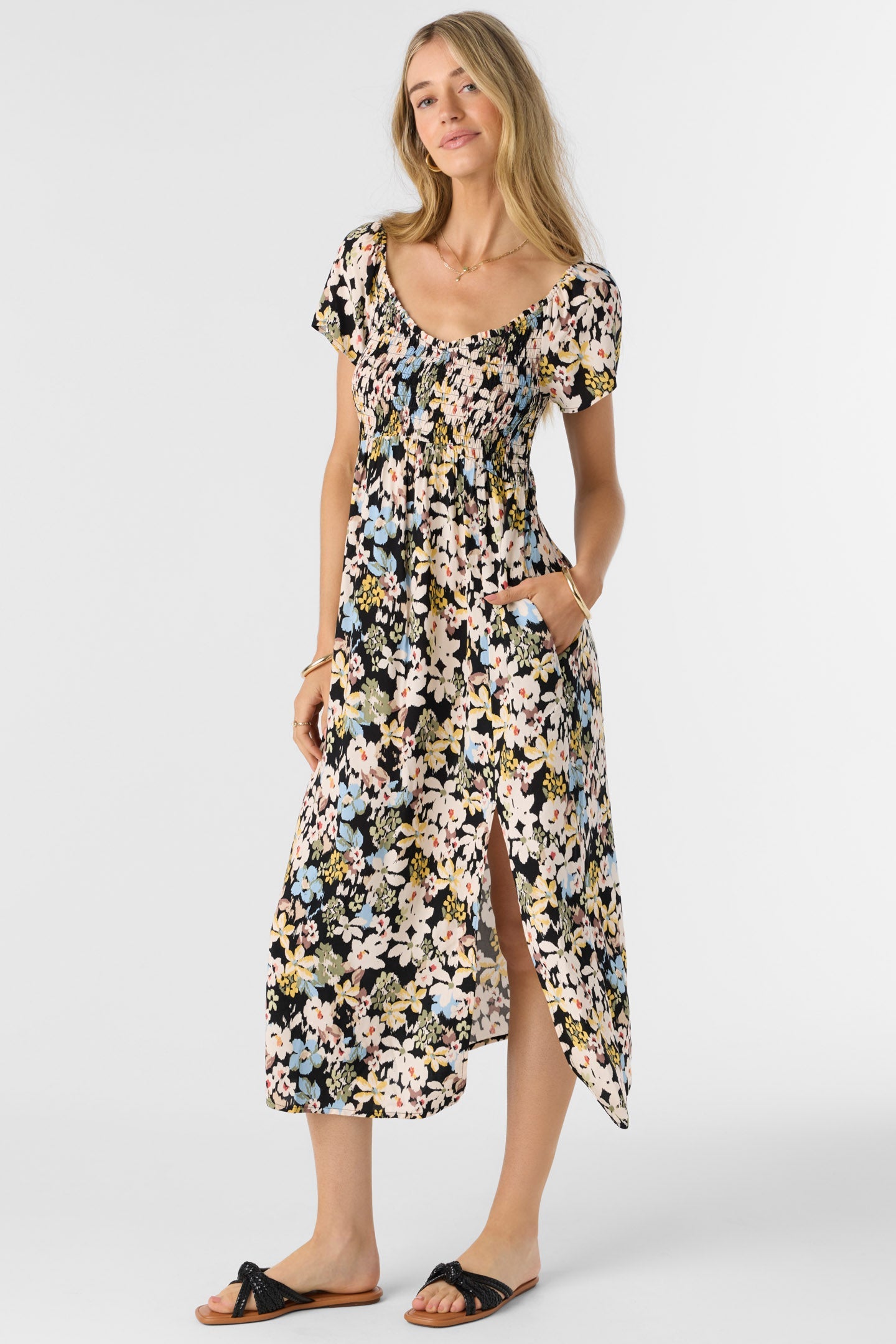 Hayzel Camden Tropical Midi Dress