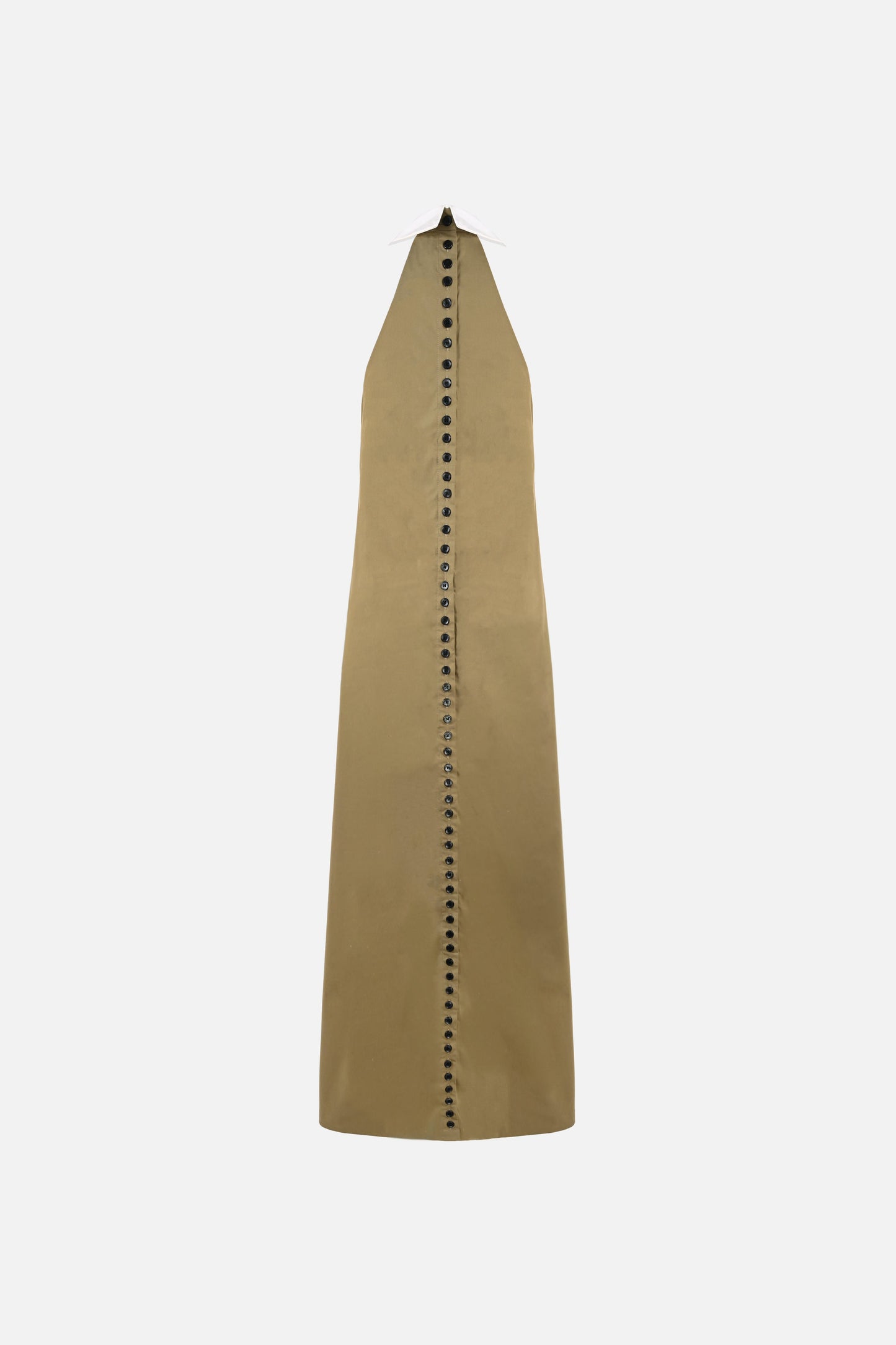 Reilly Cotton Poplin Dress — Olive