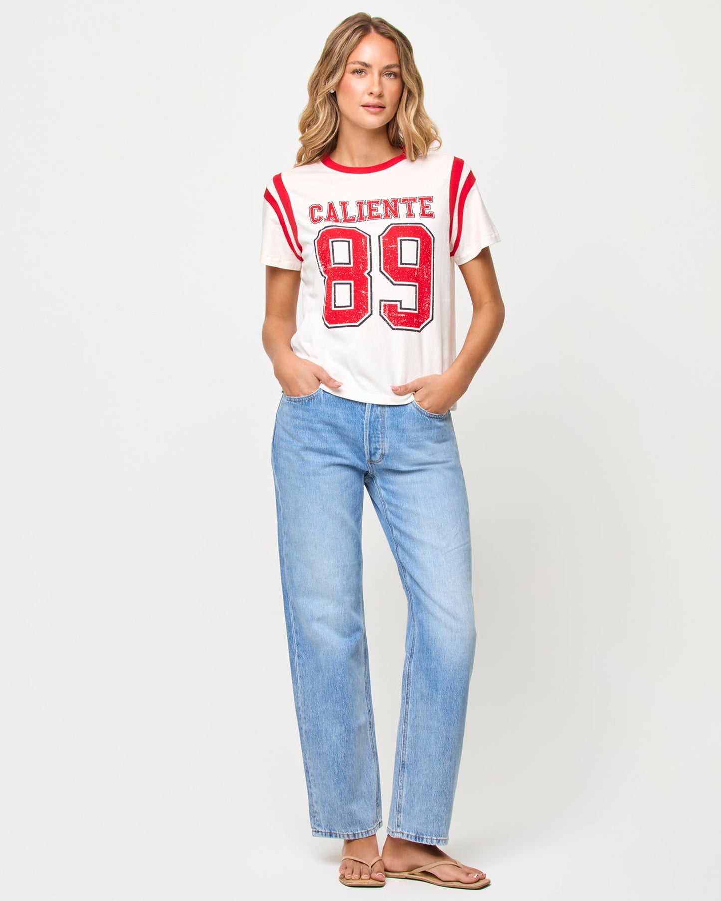 x The Salty Blonde Fresca Tee - Caliente