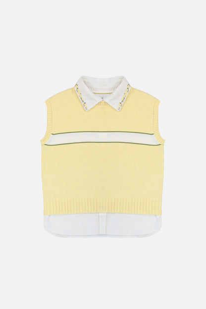 Stuart Oxford Vest — Yellow
