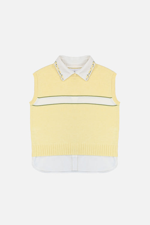 Stuart Oxford Vest — Yellow