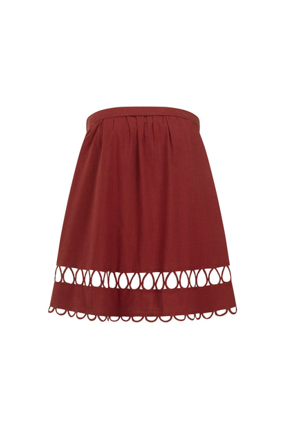 Gina Top In Sangria