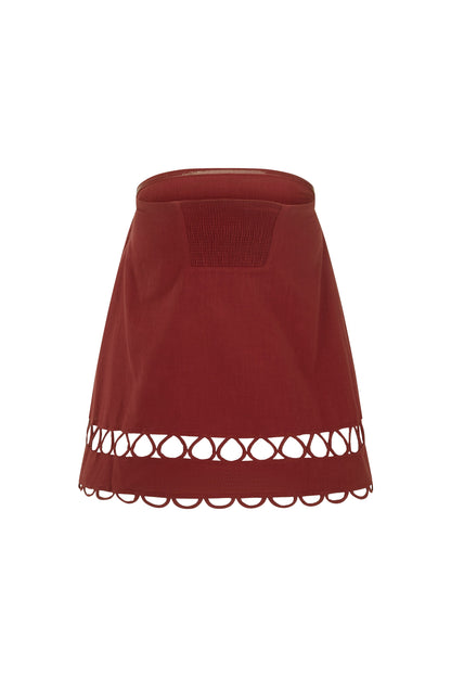 Gina Top In Sangria