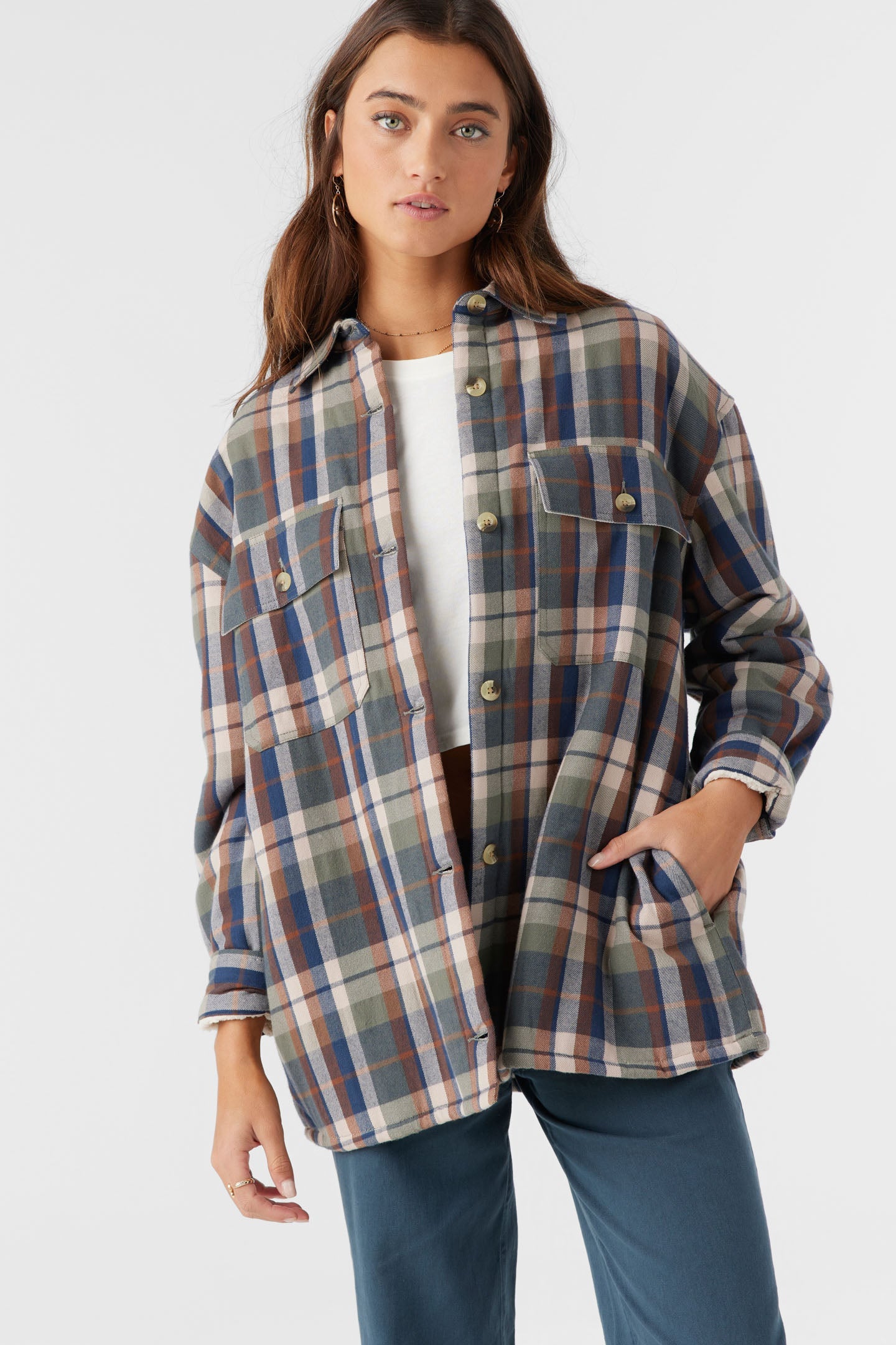 Chance High Pile Lined Flannel Jacket