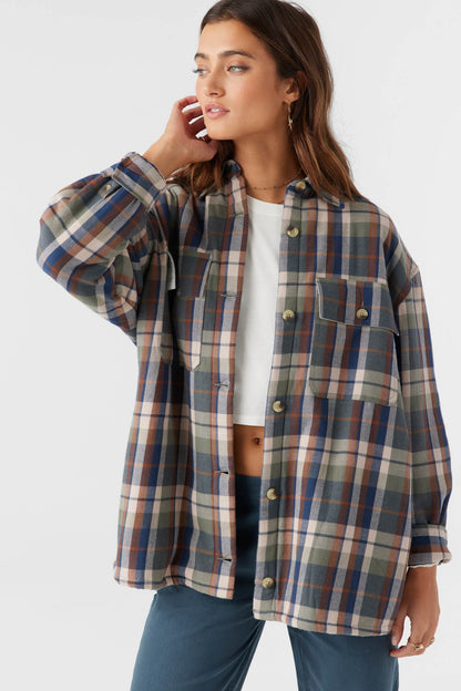 Chance High Pile Lined Flannel Jacket
