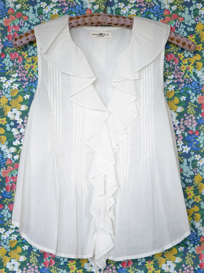 My Favorite Sleeveless Cotton Top - White