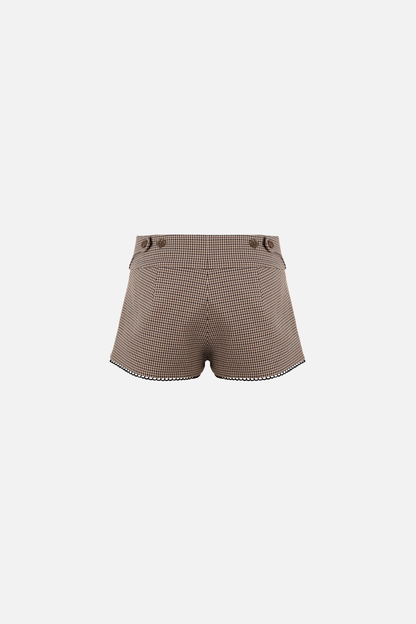 Houndstooth Mini Short