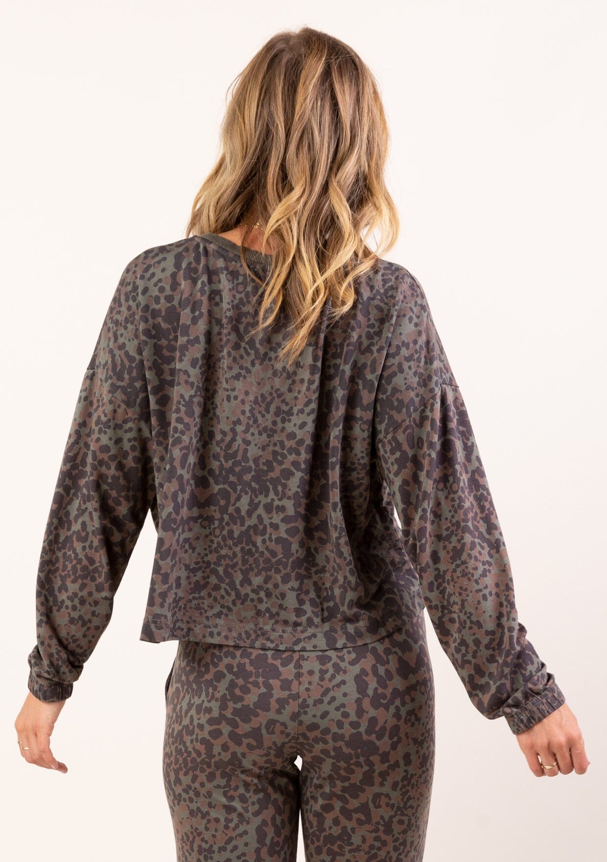 Sweet Spot Animal Print Sweatshirt