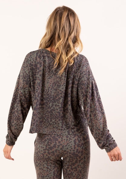 Sweet Spot Animal Print Sweatshirt