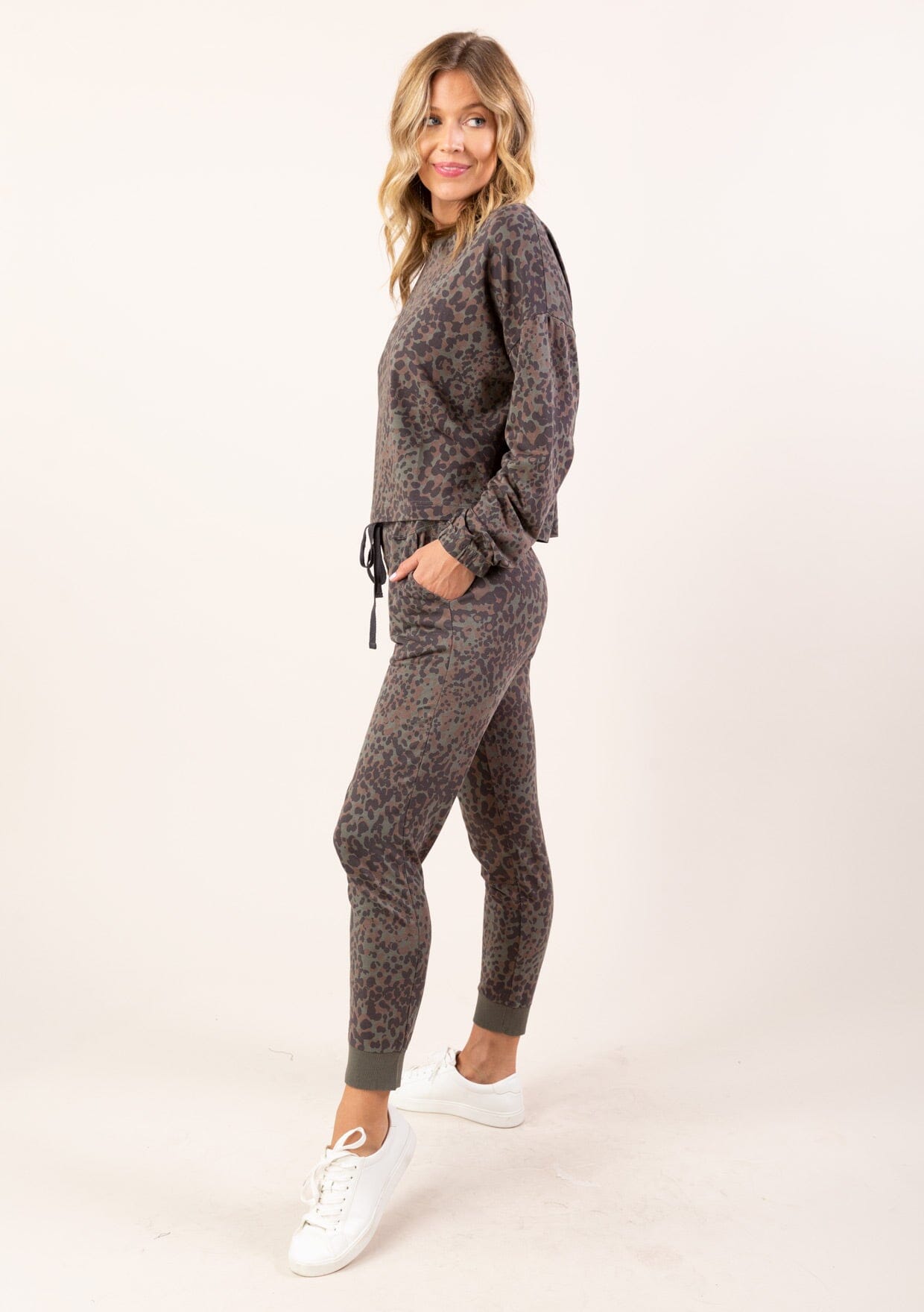 Sweet Spot Animal Print Sweatshirt