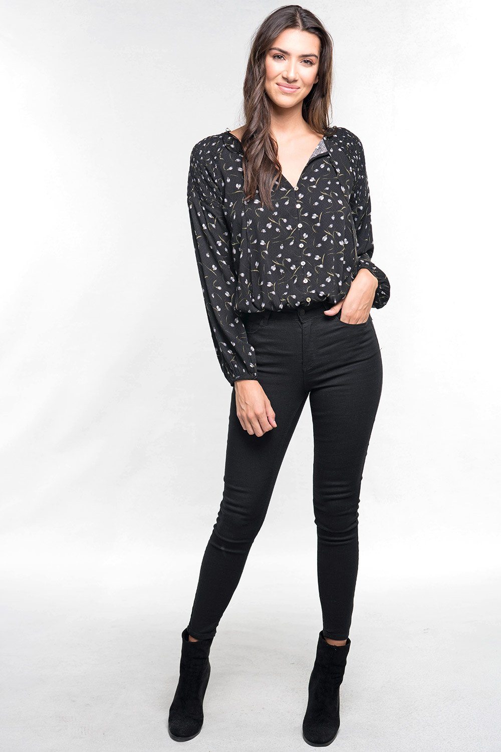Kenzie Tulip Printed Top