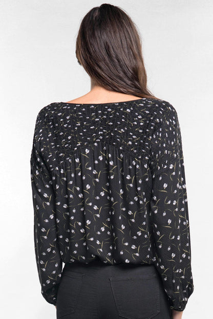 Kenzie Tulip Printed Top