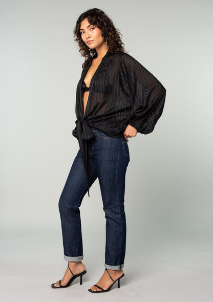 Midnight Magic Kimono Top
