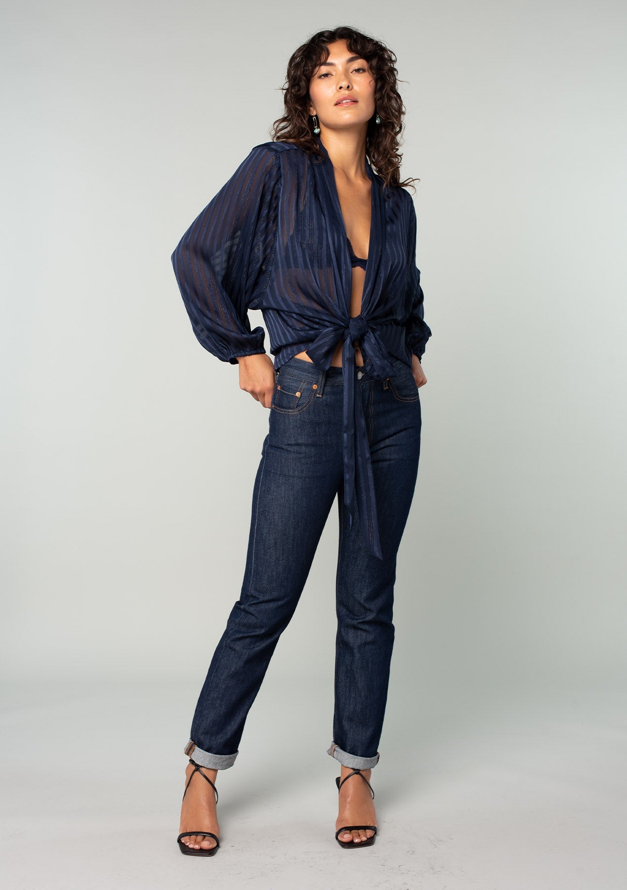 Midnight Magic Kimono Top