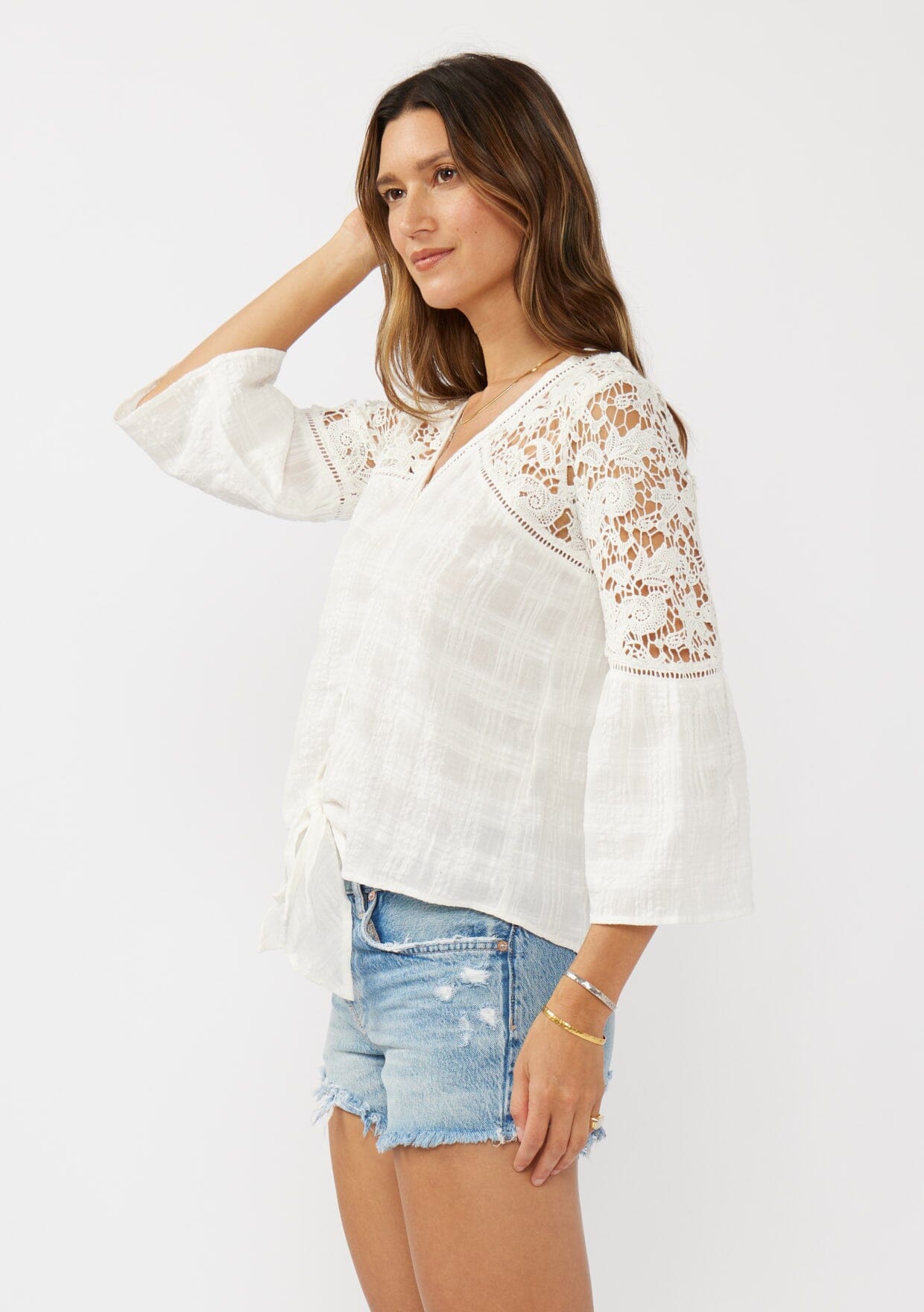 Breezy Bay Tie Front Top