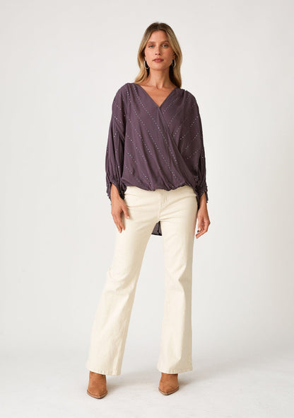 Aria Surplice Top