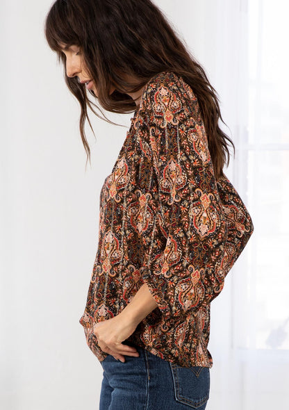 Light Catcher Peasant Top