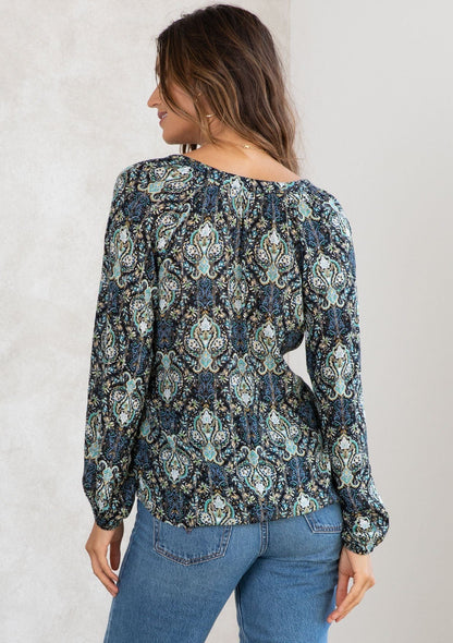 Light Catcher Peasant Top