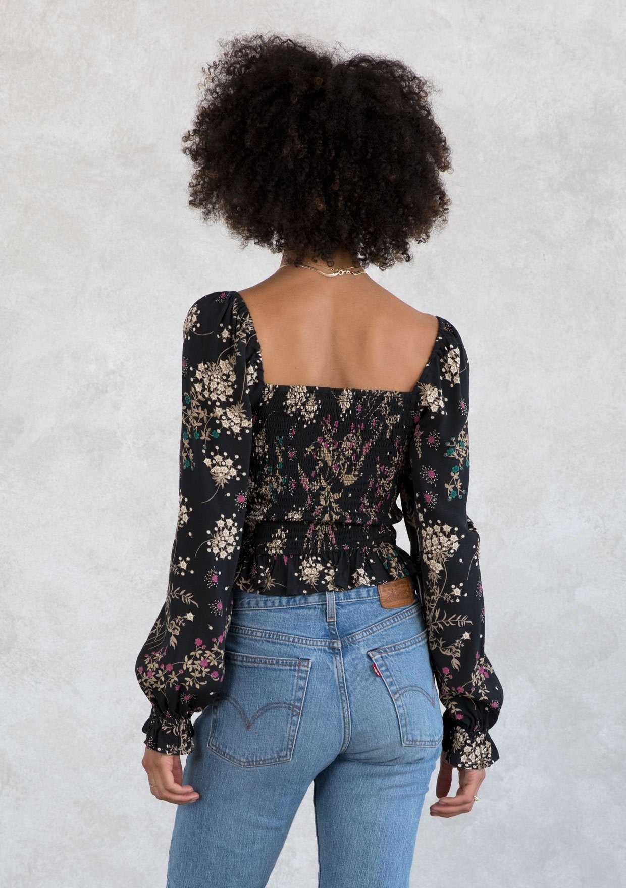 Foolish Hearts Smocked Top