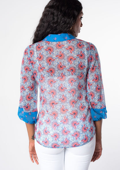 In The Groove Button Up Top