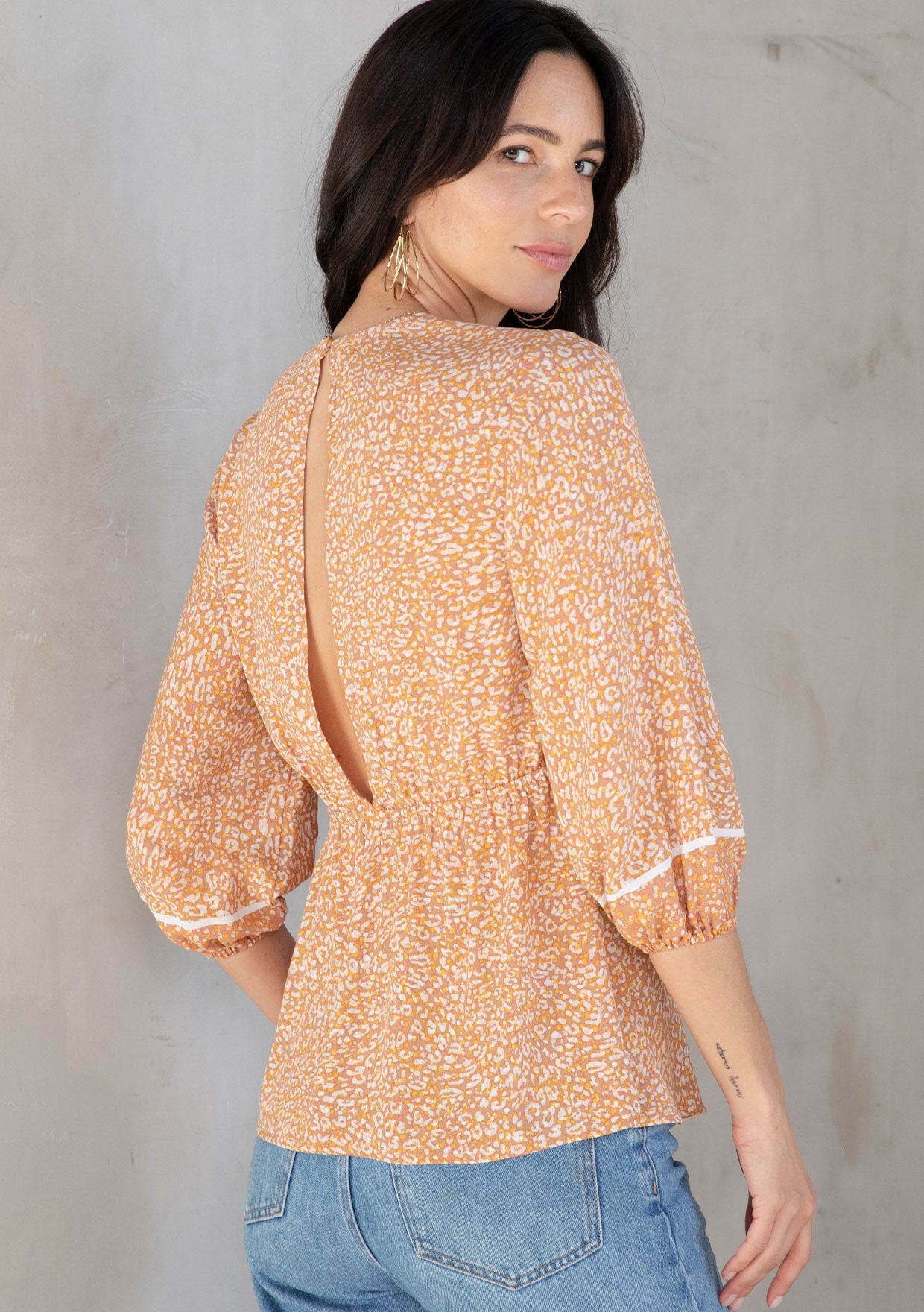 Nina Tie Front Top