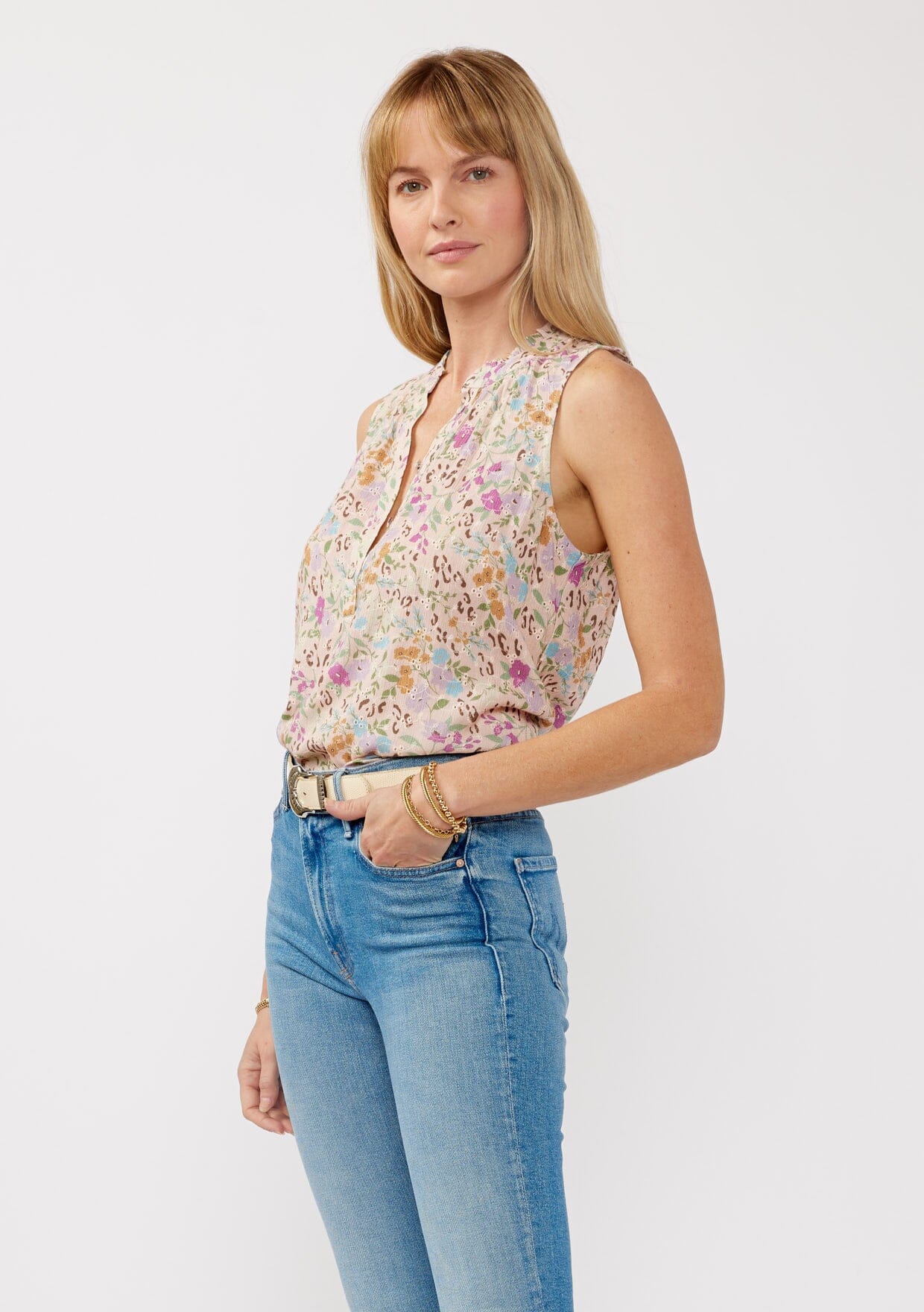 Blush Petal Tank Top