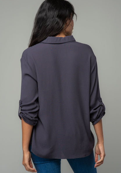 Shayla Button Front Shirt