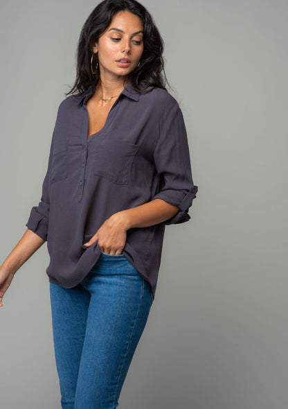 Shayla Button Front Shirt
