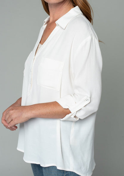 Shayla Button Front Shirt