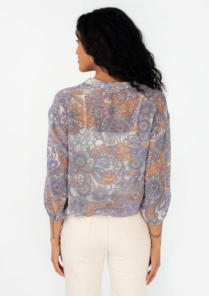 Lindie Button Front Top