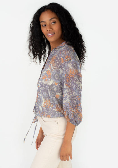 Lindie Button Front Top