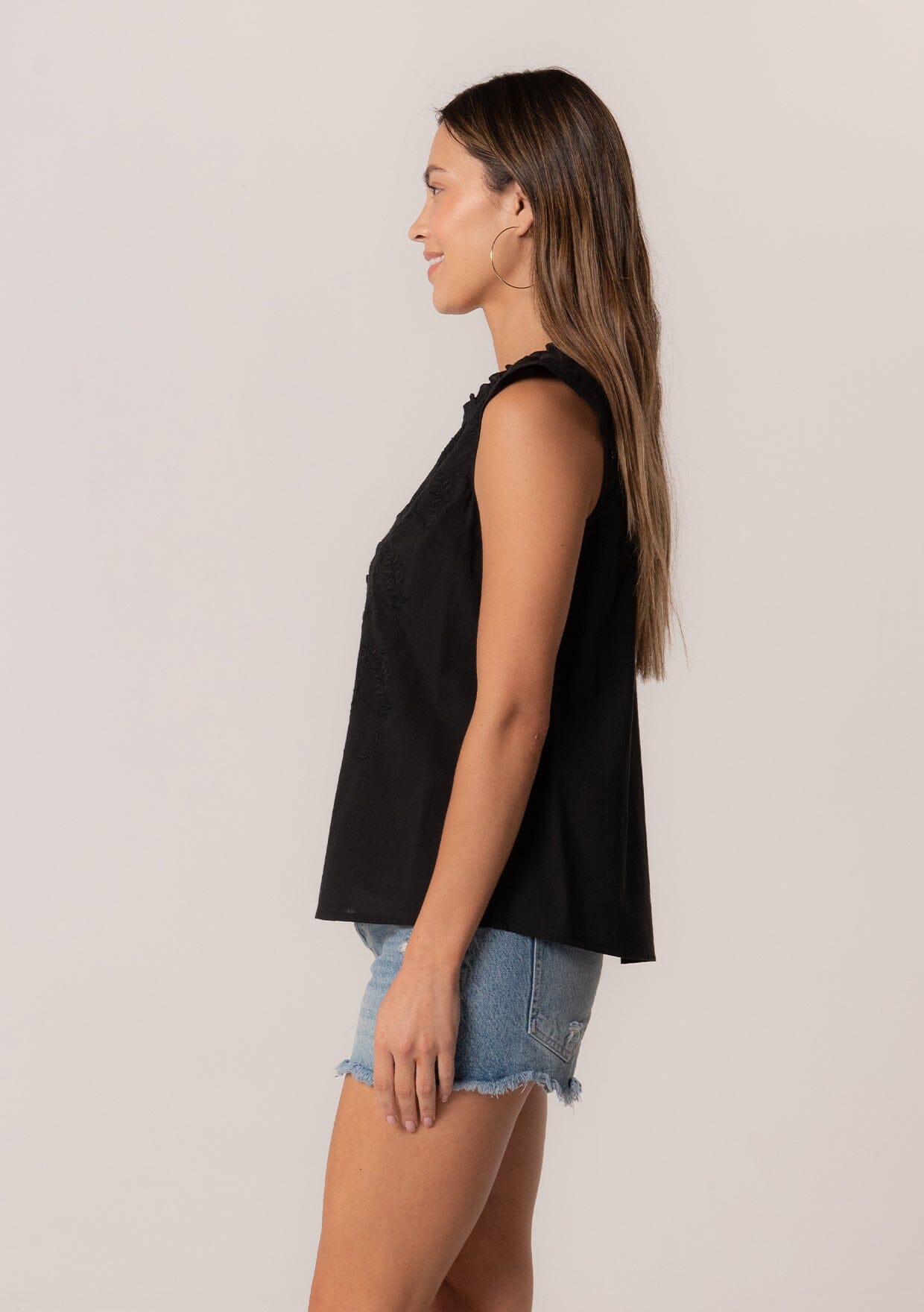 Hanna Embroidered Top