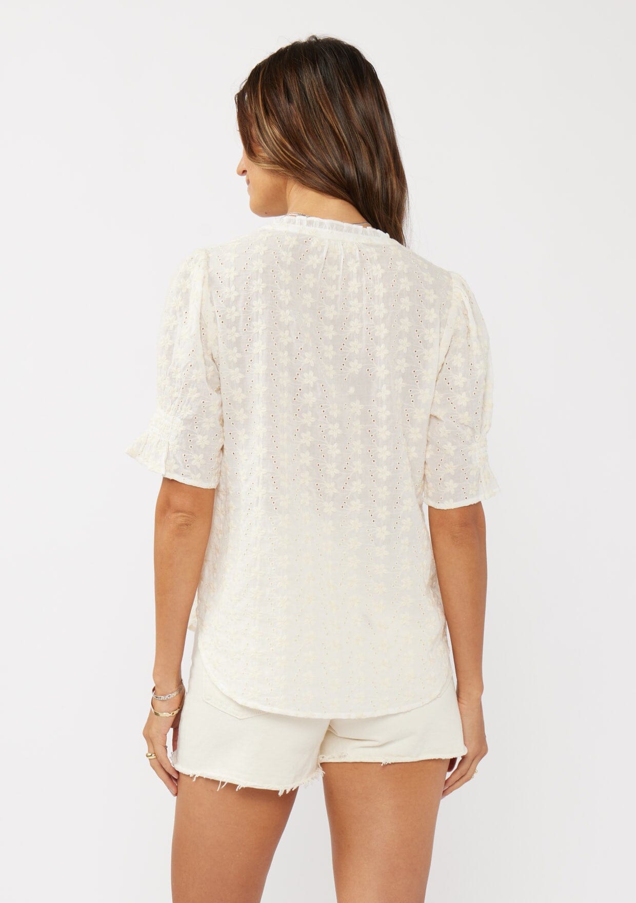 Lia Floral Embroidered Top