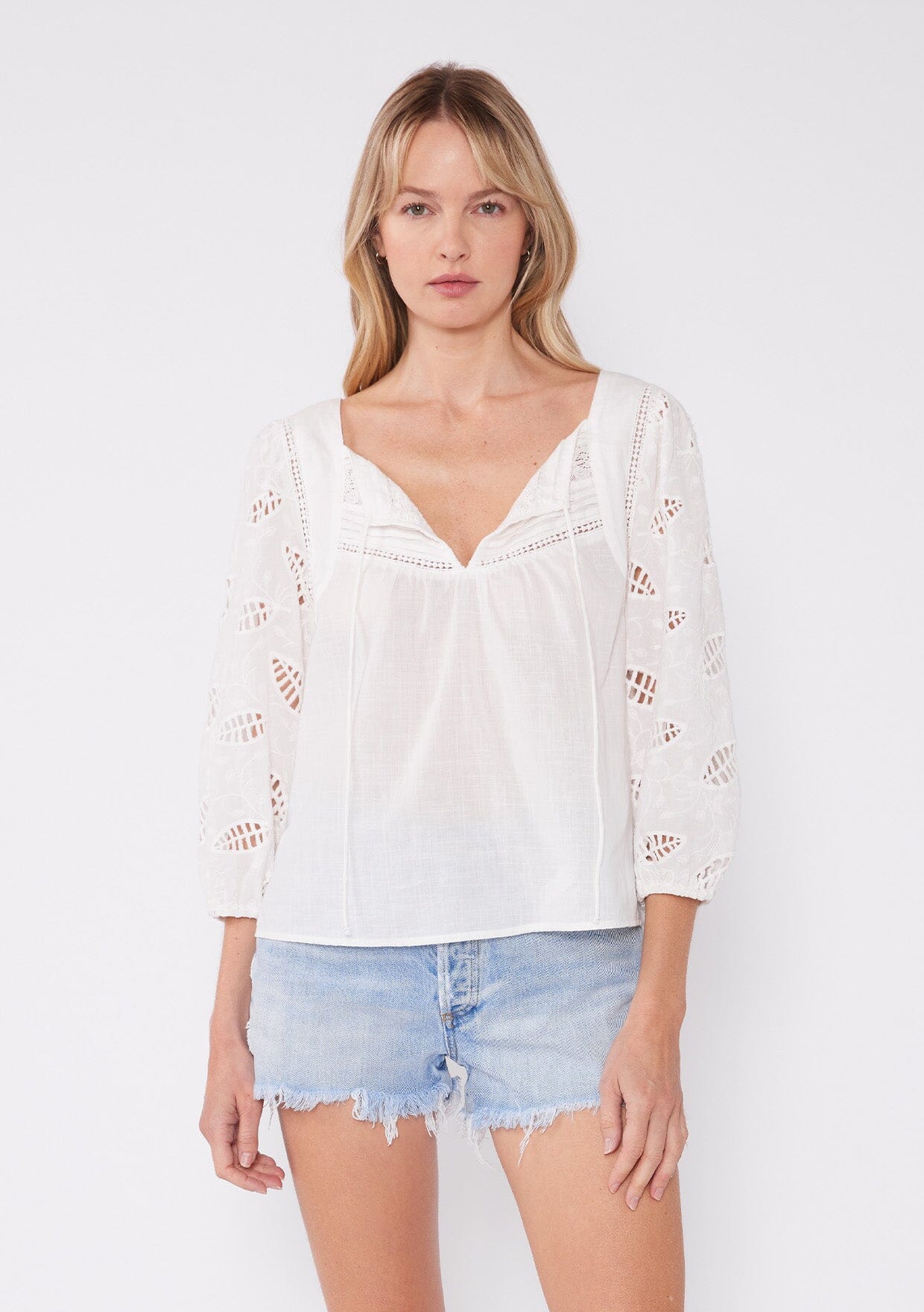 Tavi Embroidered Blouse