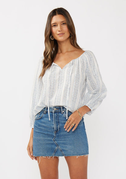 Kallie Striped Blouse