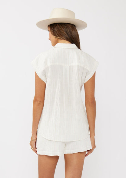 Morning Light Striped Camp Shirt