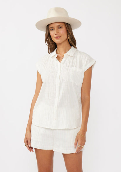 Morning Light Striped Camp Shirt