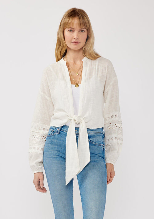 Gina Tie Front Blouse