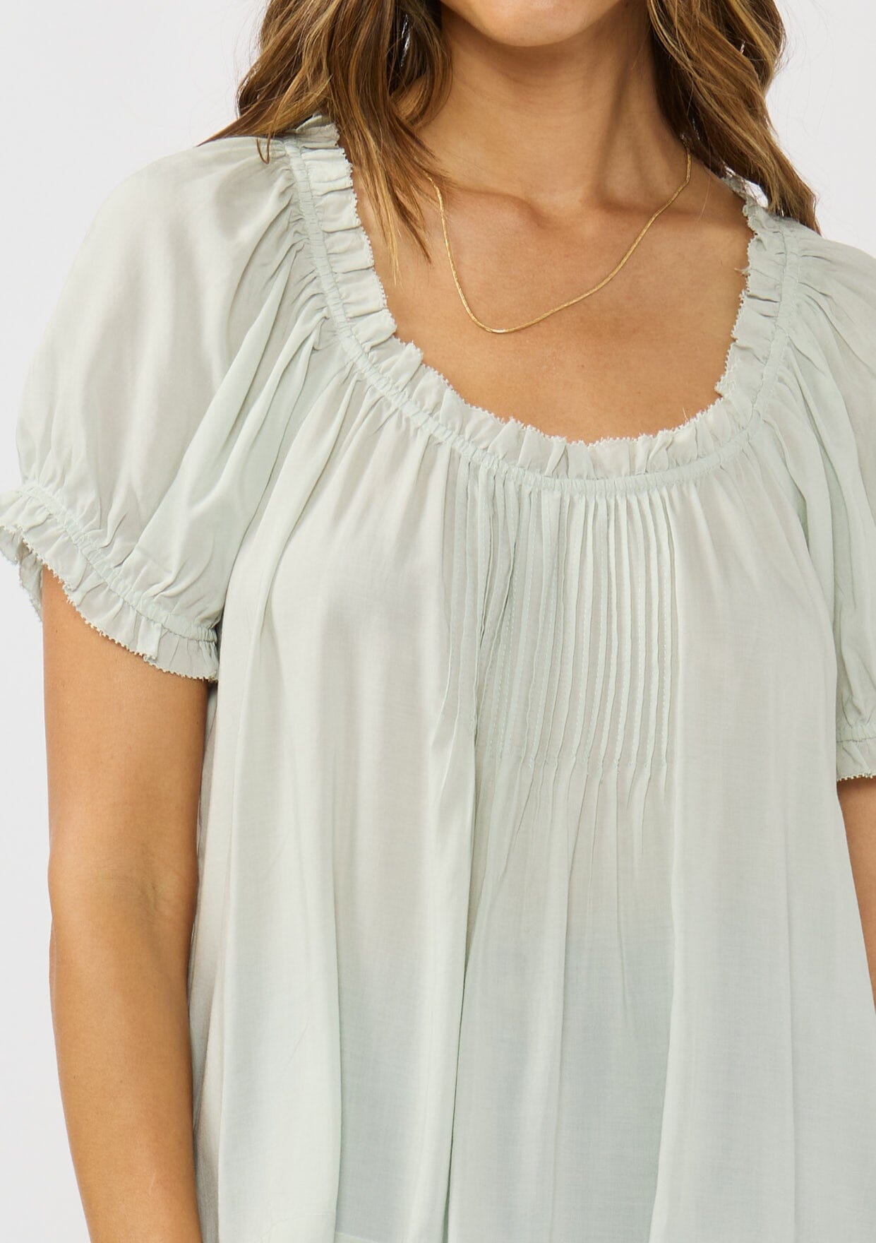 Lila Puff Sleeve Top