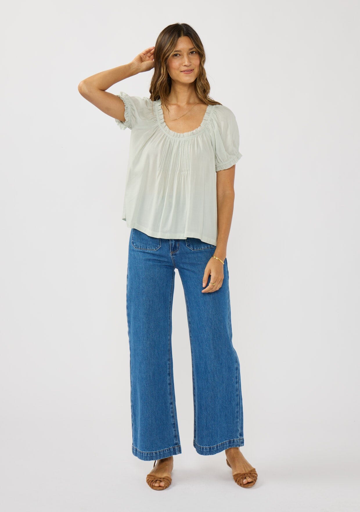 Lila Puff Sleeve Top